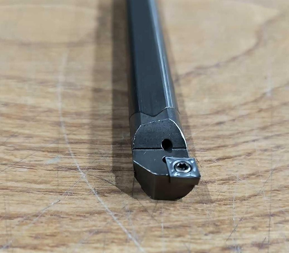 Seco E08-SCLCR-2 Solid Carbide Indexable Boring Bar, 1/2", 8" OAL, CCMT Inserts