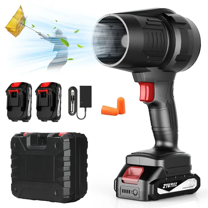 Jet Air Blower 30000RPM Leaf Blower Turbo Fan Cordless Battery Powered Portable