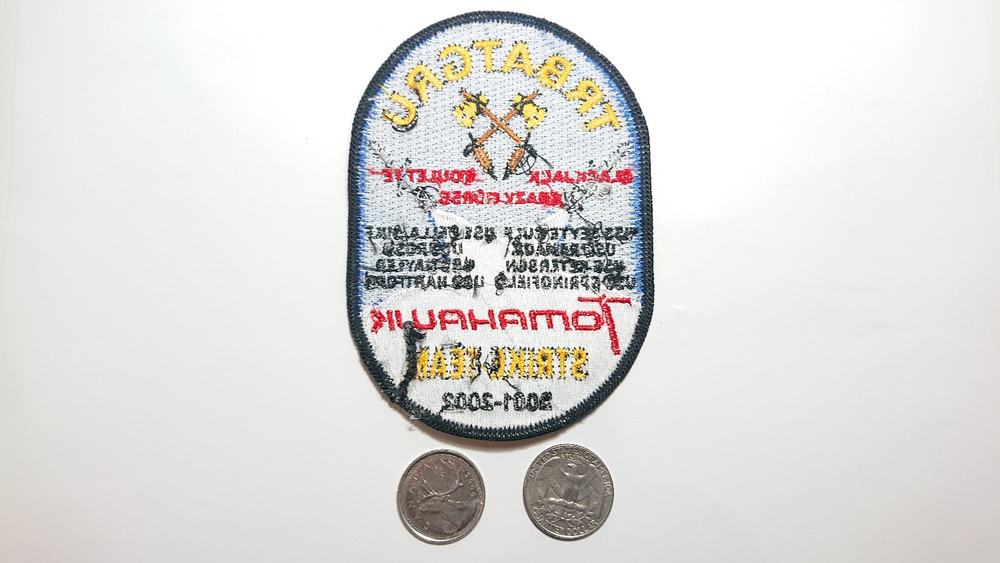 USN TRBATGRU Tomahawk Strike Team 2001-2002 Patch Crest