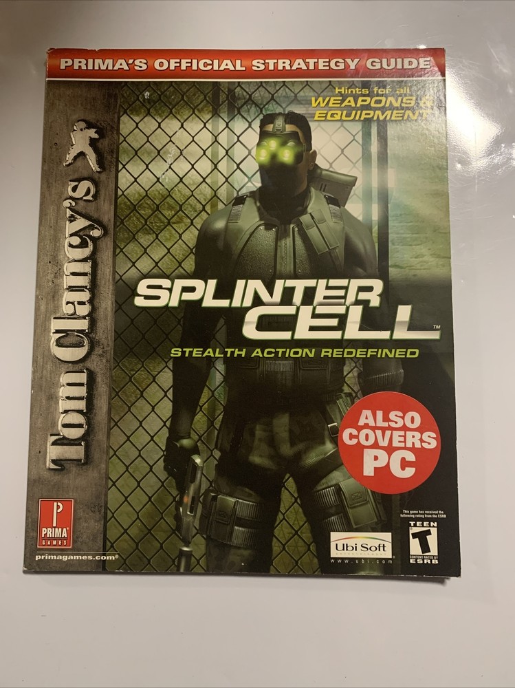 SPLINTER CELL - STEALTH ACTION REDEFINED- Prima Official Strategy Guide Book