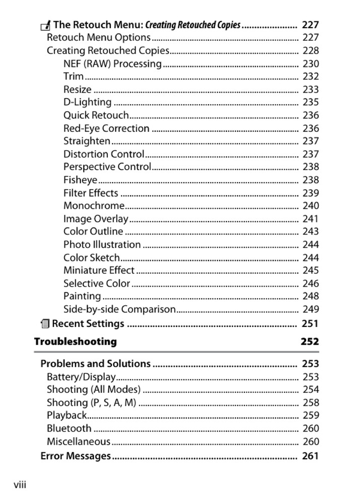 Nikon D3500 — User Reference Manual Guide — 1/2 Size, 5.5" x 8.5" Small Compact