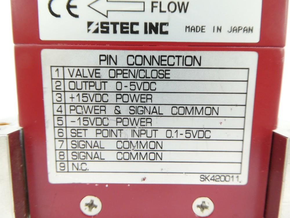 STEC SEC-7330M MFC Mass Flow Controller SEC-7330 200 CCM HBr Working Spare