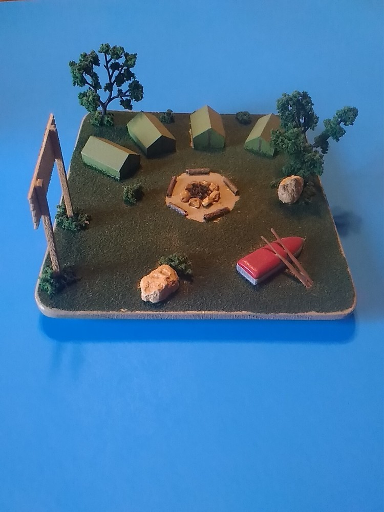 ho scale camp runamok diorama
