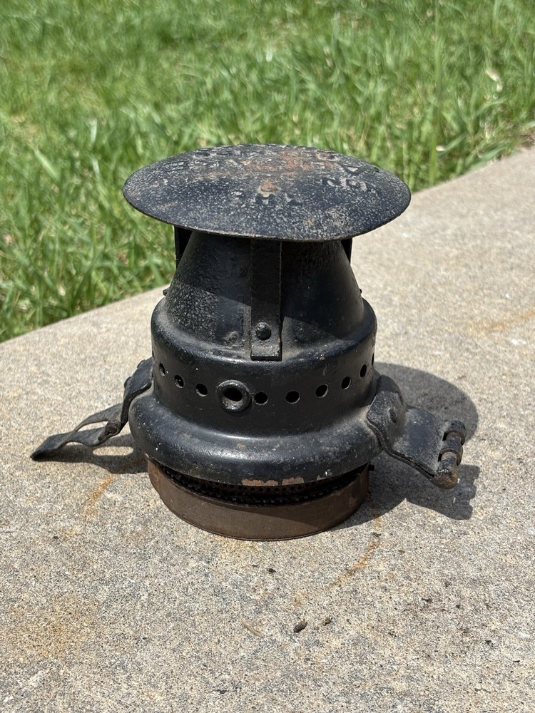 Adlake Railroad Switch Lamp Train Lantern Top Cap Vent Assembly