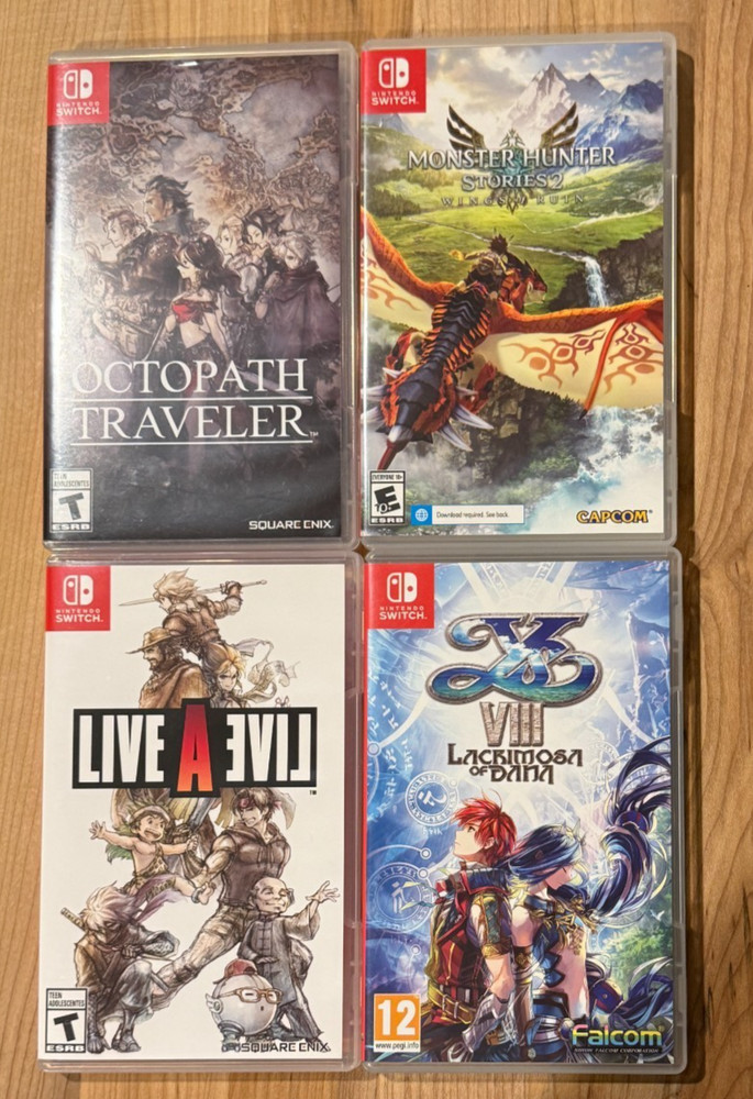NINTENDO SWITCH RPG Bundle - CIB/EUC