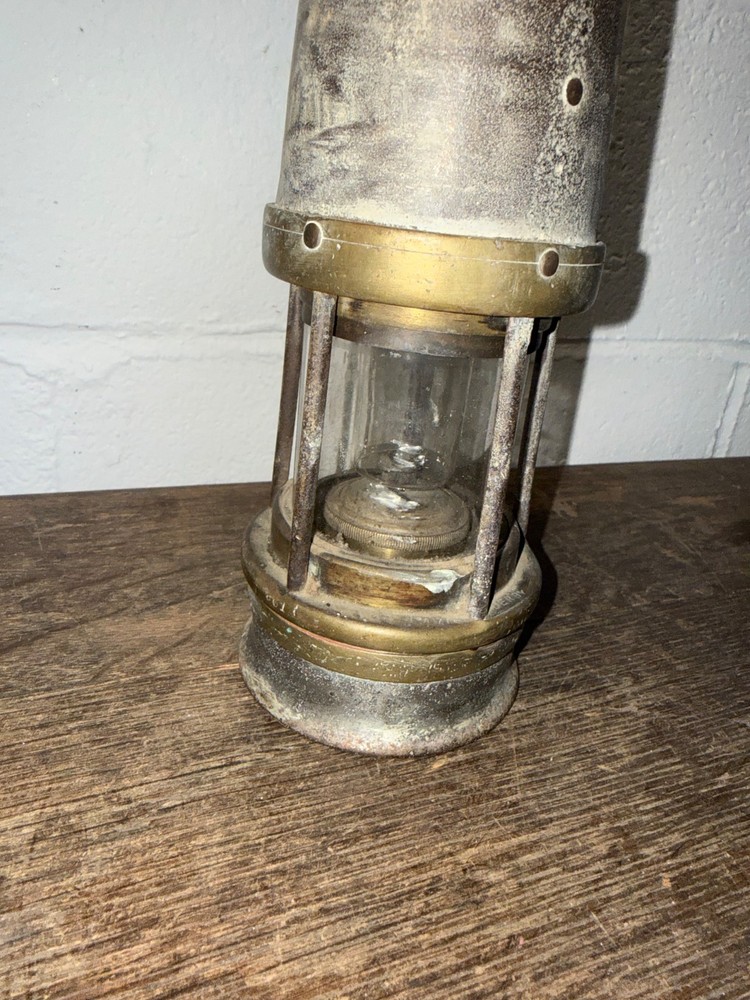 TALL OLD MINERS LAMP - HAYDOCK