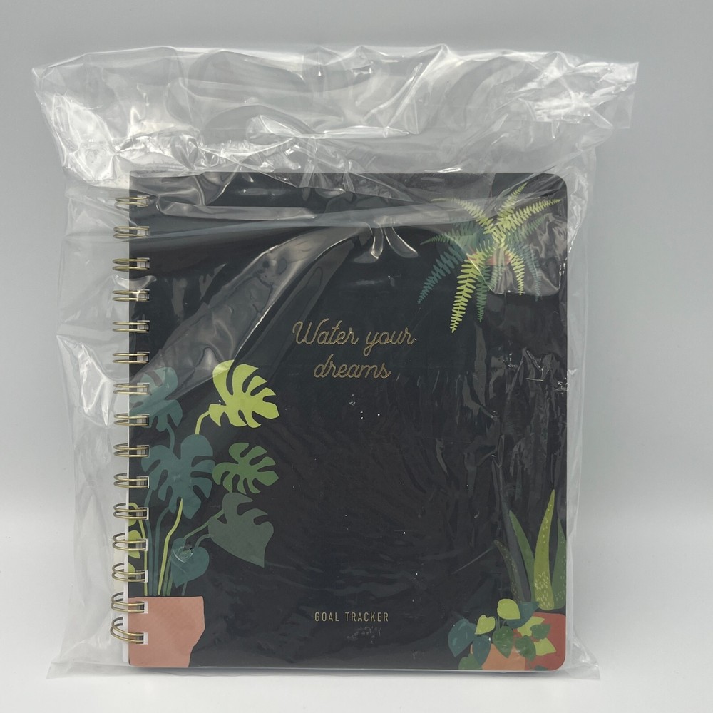 Fringe Goal Tracker Boho "Water Your Dreams" Goal Description Plan Task Tracking