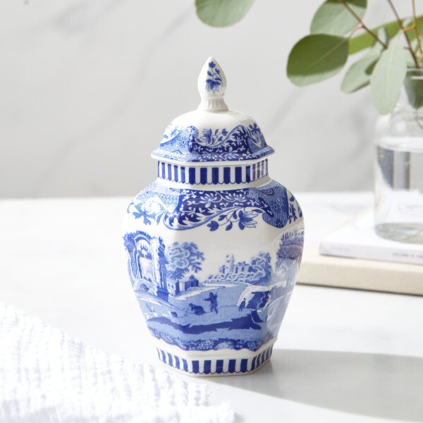 Spode Blue Italian 5.7" Vase