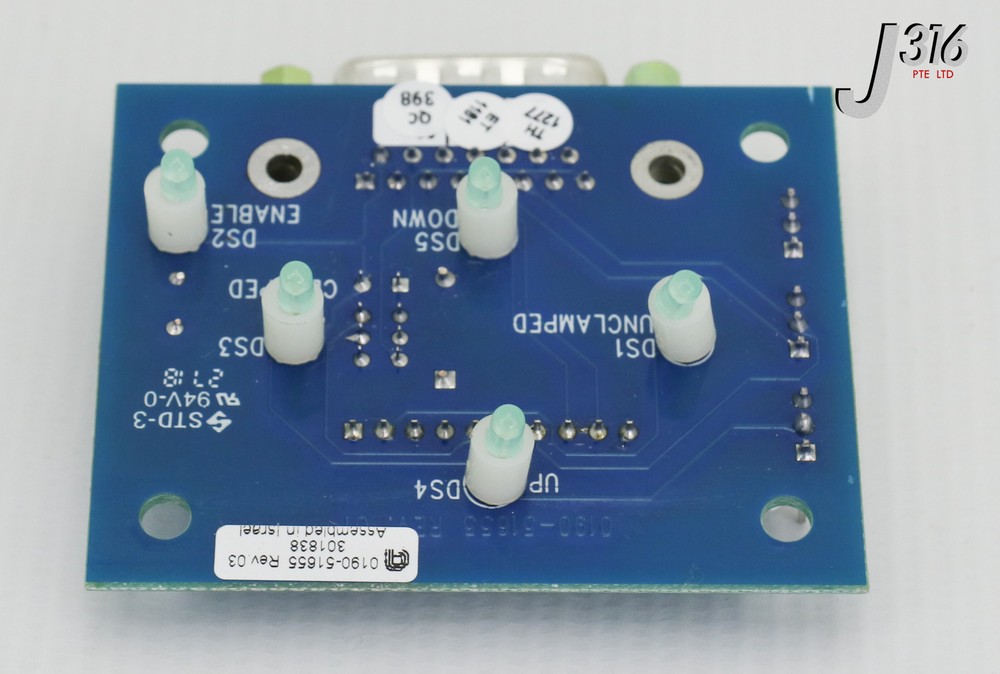 22001 APPLIED MATERIALS PCB, LOADLOCK DOOR LOGIC INTERFACE 0190-51655