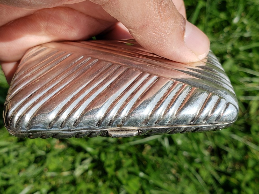 800 Silver Antique Cigarette Case