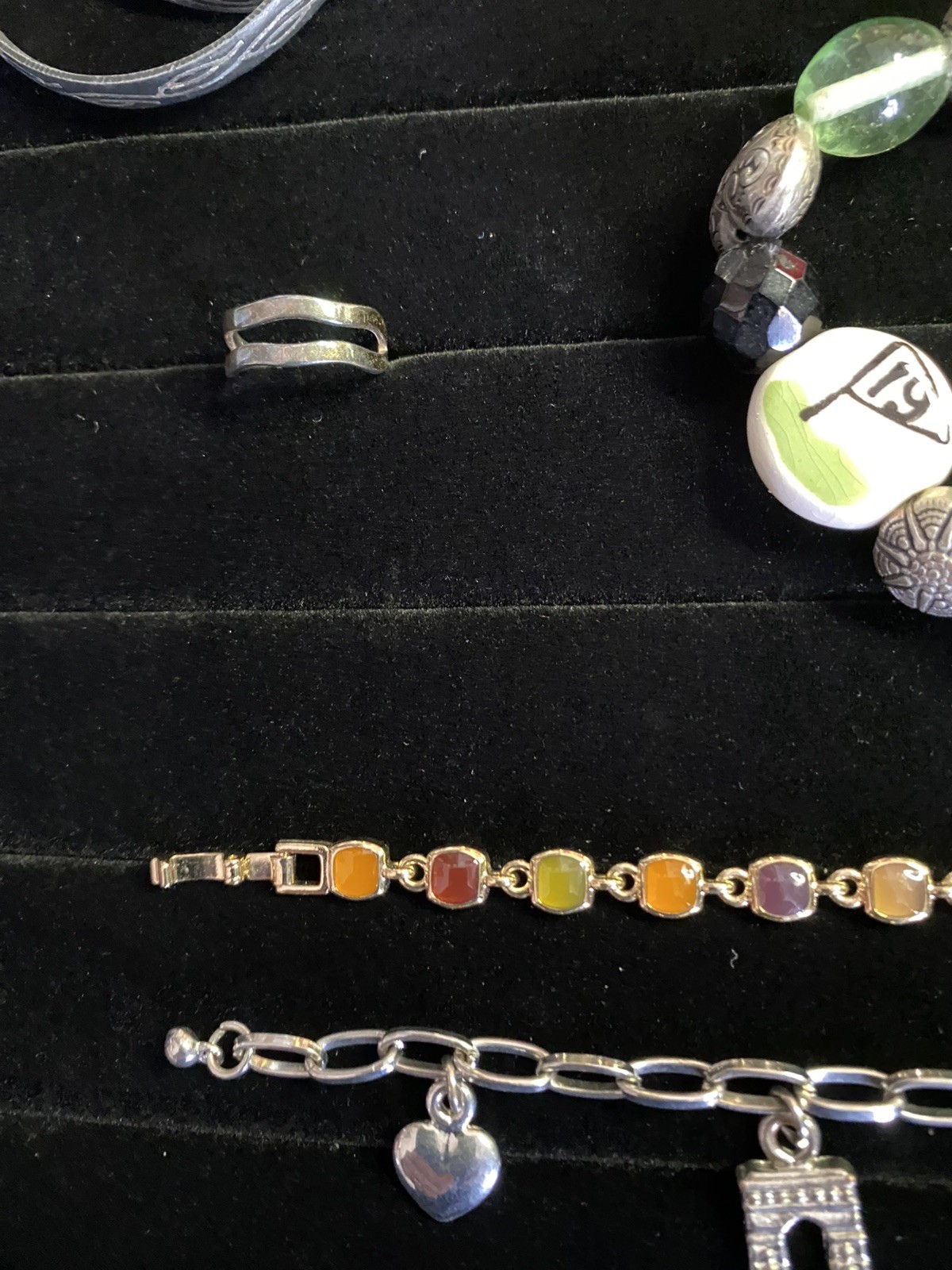 VTG - Modern Jewelry Bracelet Ring Lot Costume Silver And Gold Tone