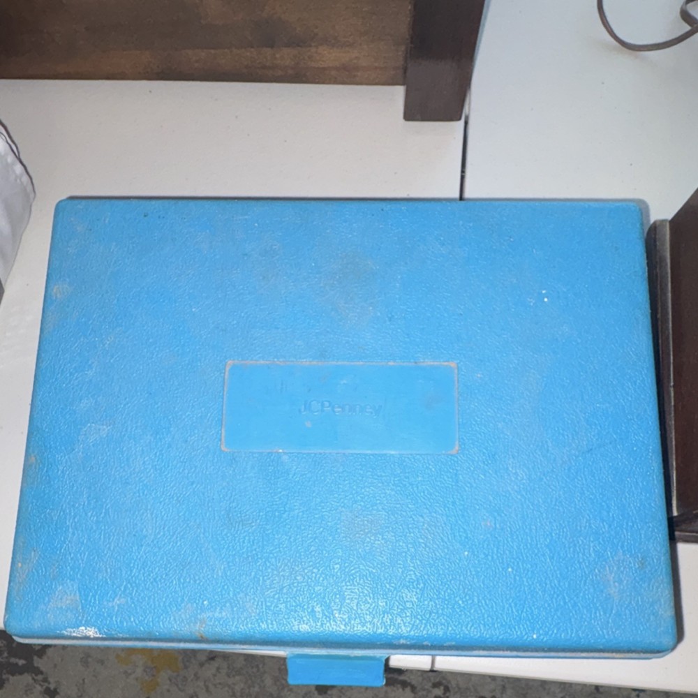 JC Penney 3/8" Corded Drill/Driver 4920 E Variable Speed w/ Case & Key