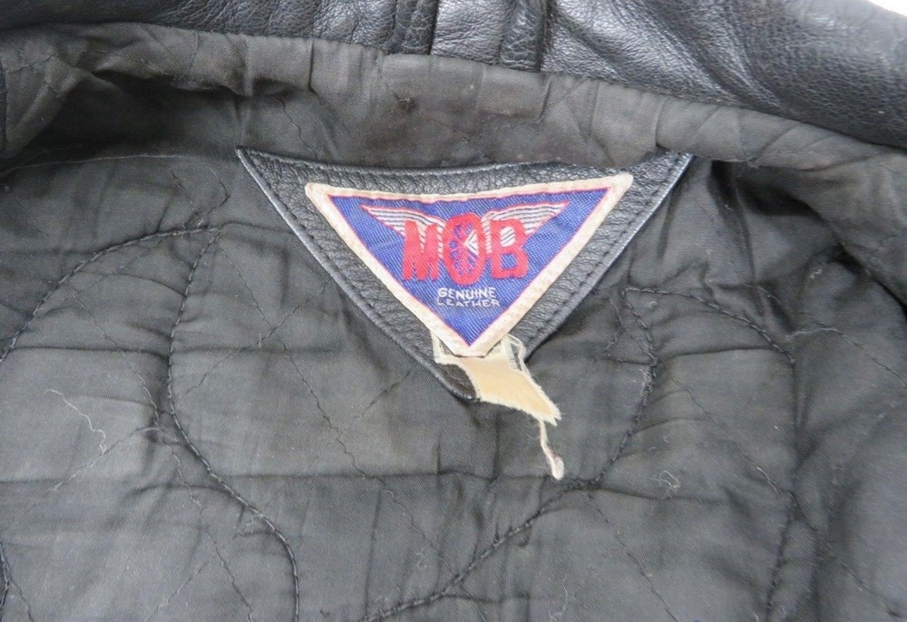 Harley Eagle Patch Leather Biker Jacket (aftermarket)