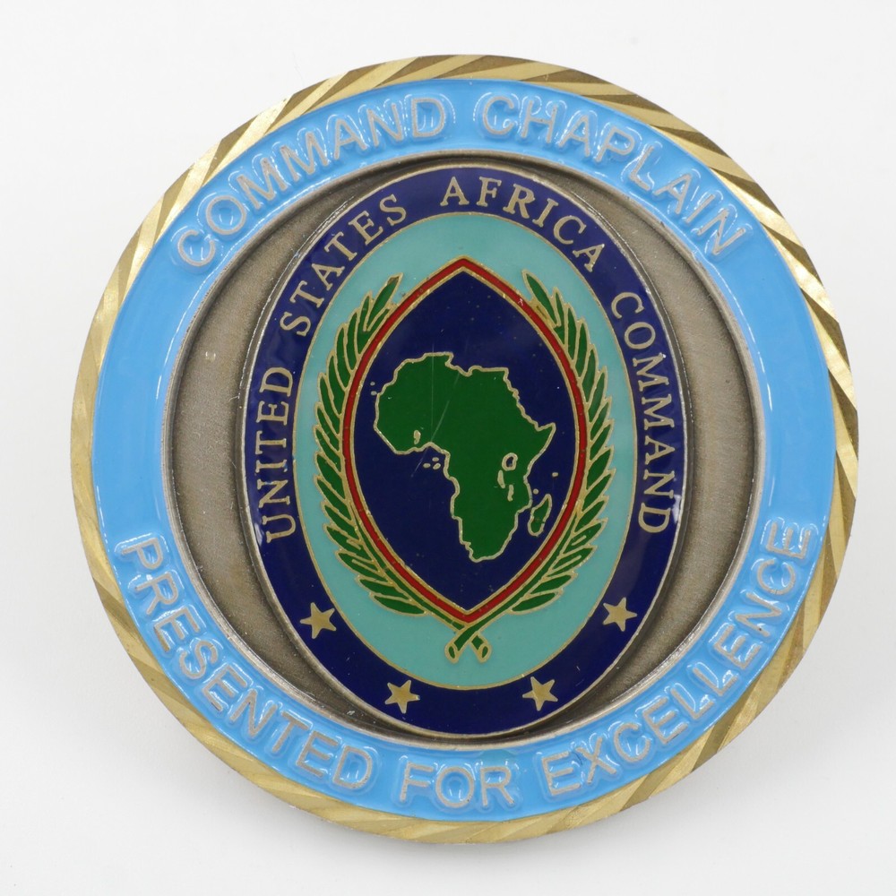 [347] United States Africa Command (AFRICOM) Command Chaplain Challenge Coin