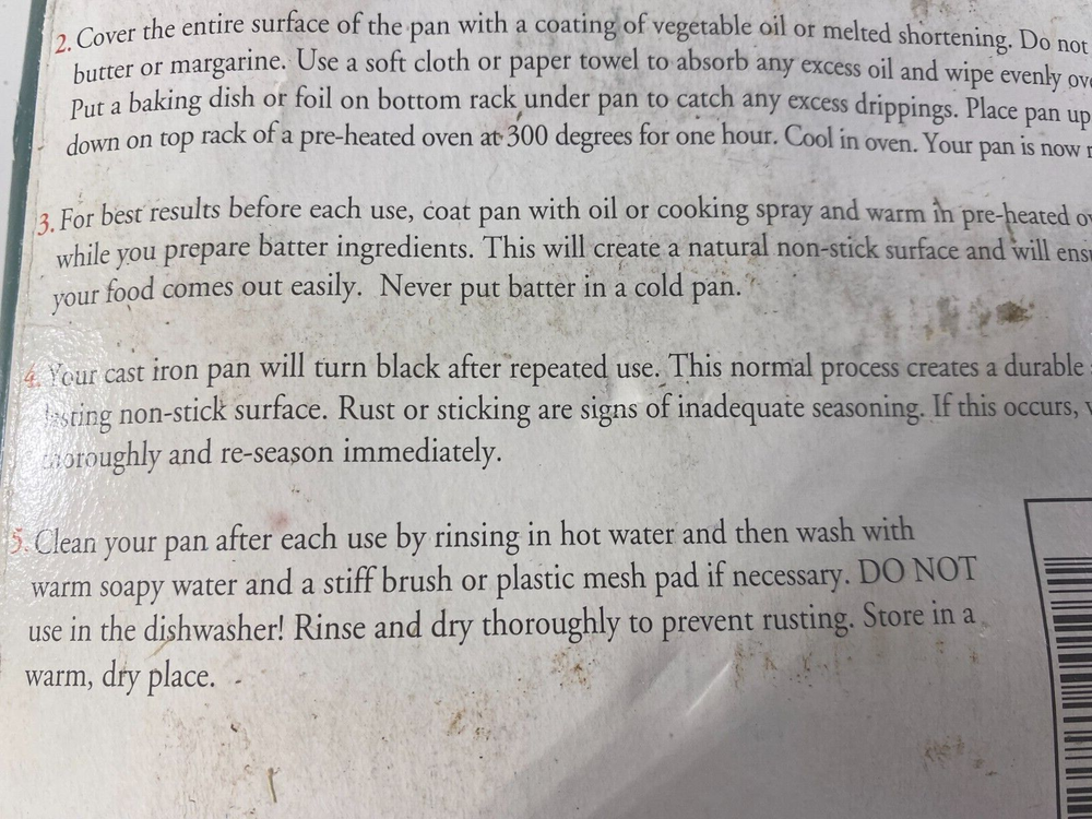 Country Chef Cast Iron Corn Bread Pan Corn Cob Shape