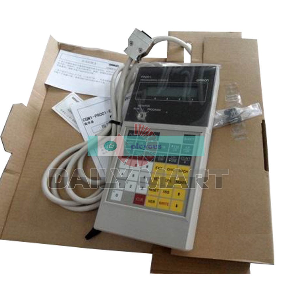 Omron Automation CQM1-PRO01-E PROGRAMMING CONSOLE UNIT HAND-HELD w/ 2M CABLE PLC