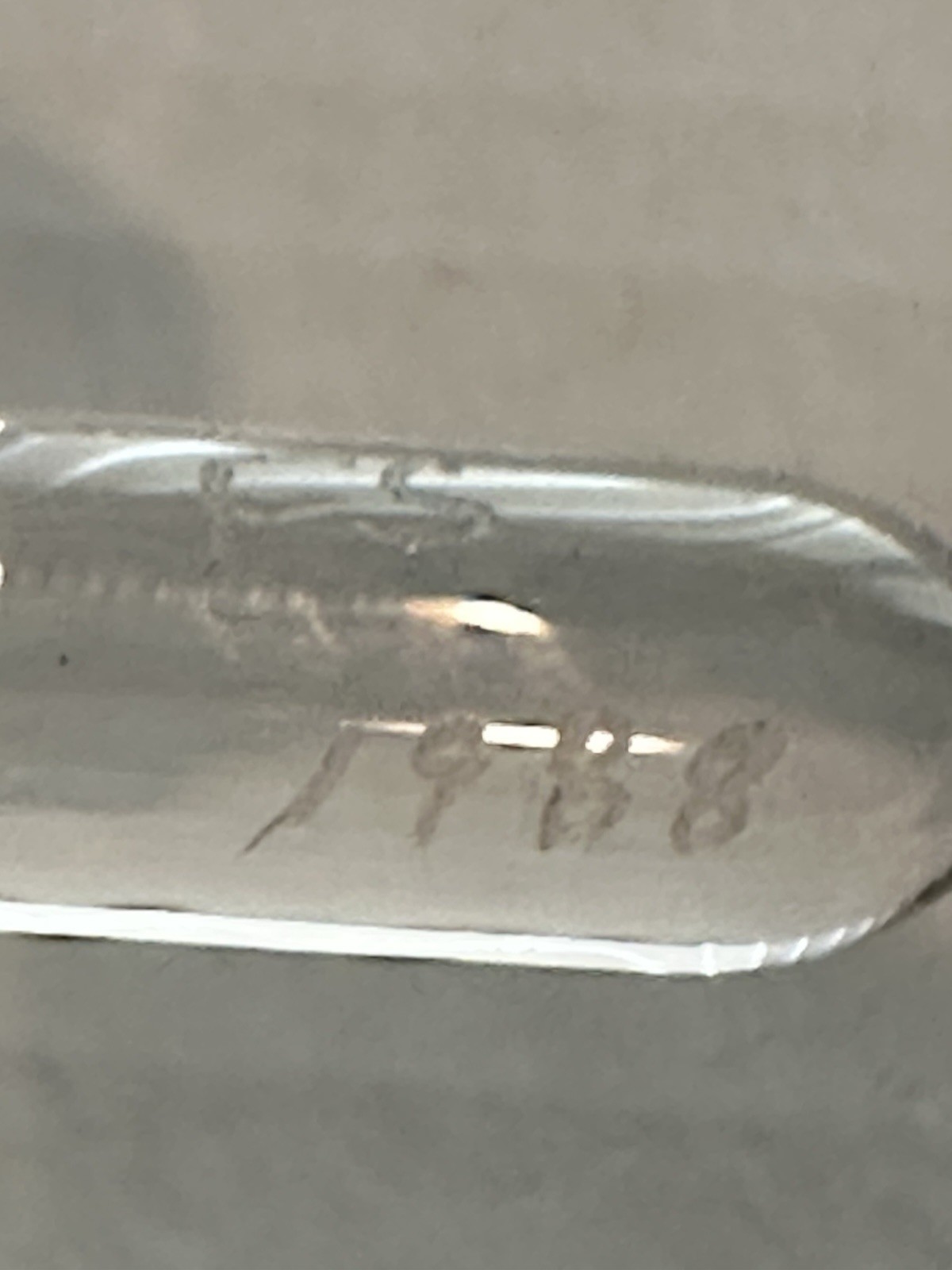 Hans Godo Frabel Studios Glass ICE CUBE Sculpture Paperweight Signed 1988 RARE