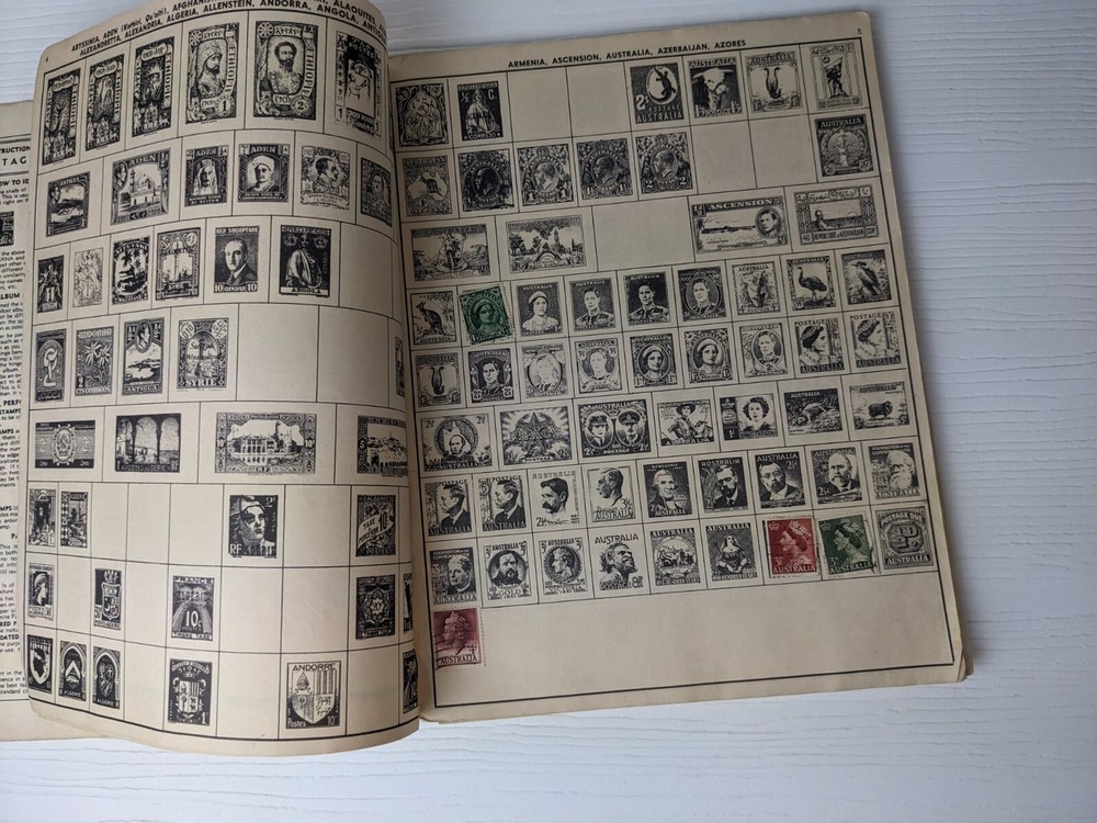 Universal Stamp Album 1948 - Grossman Stamp Co INC New York / Stamp Collecting