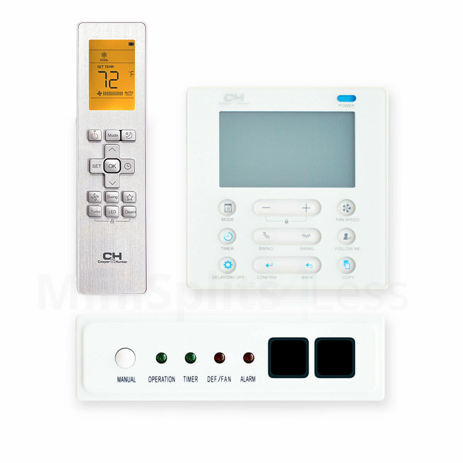 9000 - 24000 BTU 230V Slim Duct Mini Split Heat Pump Air Conditioner