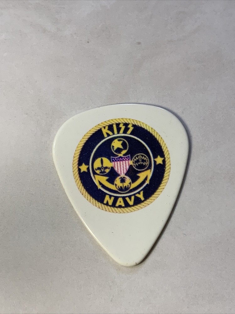 Vintage Guitar Pick KISS Tommy Thayer Kiss Navy guitar pick KISS VTG Navy Kiss