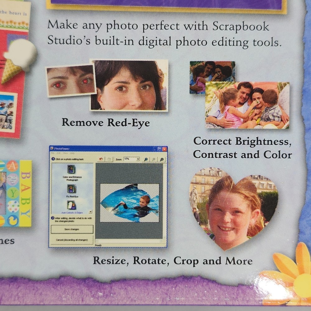 Hallmark Scrapbook Studio Deluxe 3.0 PC CD-ROM Windows 98 Me 2000 XP Software