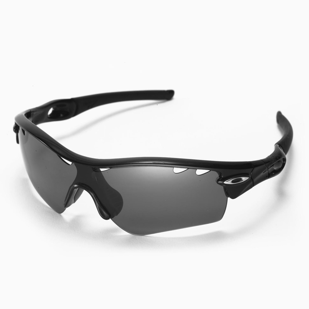 New Walleva Black Vented Replacement Lenses For Oakley Radar Path Sunglasses