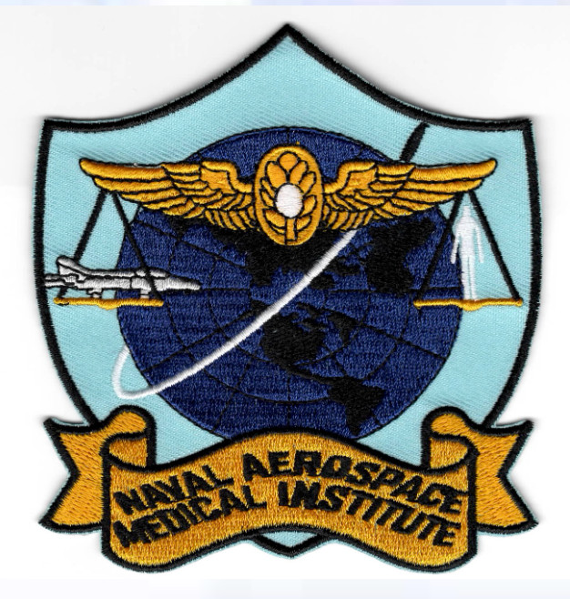 4.25" NAVAL AEROSPACE MEDICAL INSTITUTE NAMI  EMBROIDERED PATCH
