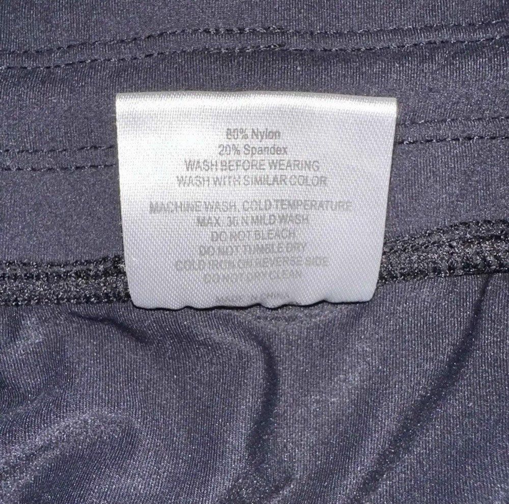 Zyia Active Black Ankle Zip Joggers Large