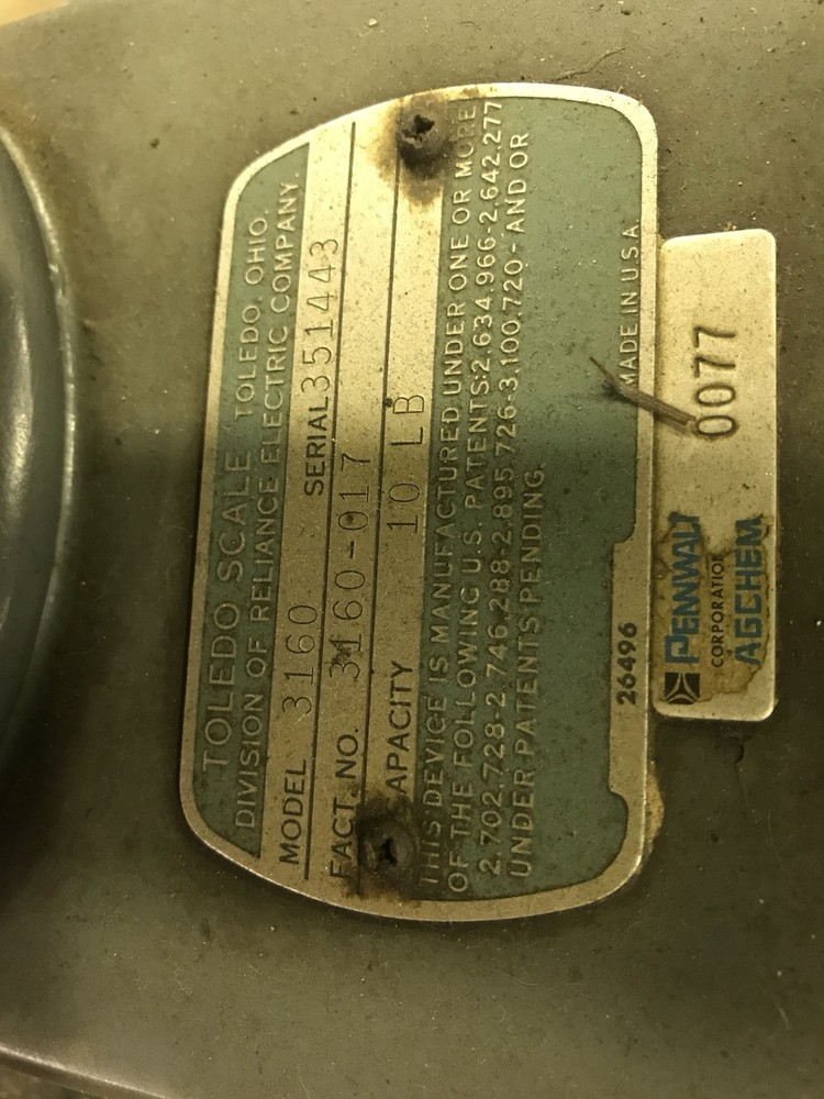 Antique Toledo 5lbs Scale