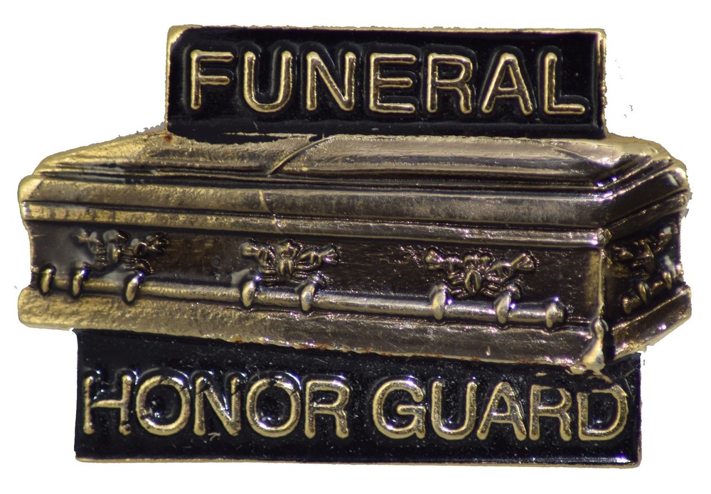 FUNERAL HONOR GUARD HAT PIN