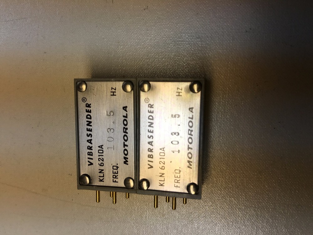 Motorola PL Vibrasender Vibrasponder Reed CTCSS
