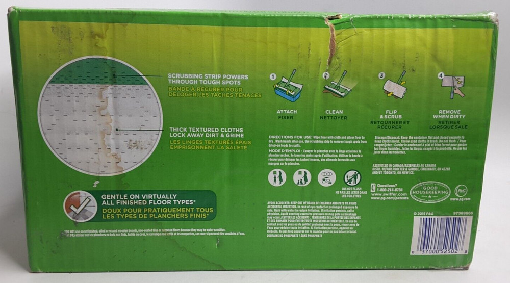 Swiffer Sweeper Wet Pad Refills Open Window Fresh Scent 60 Count