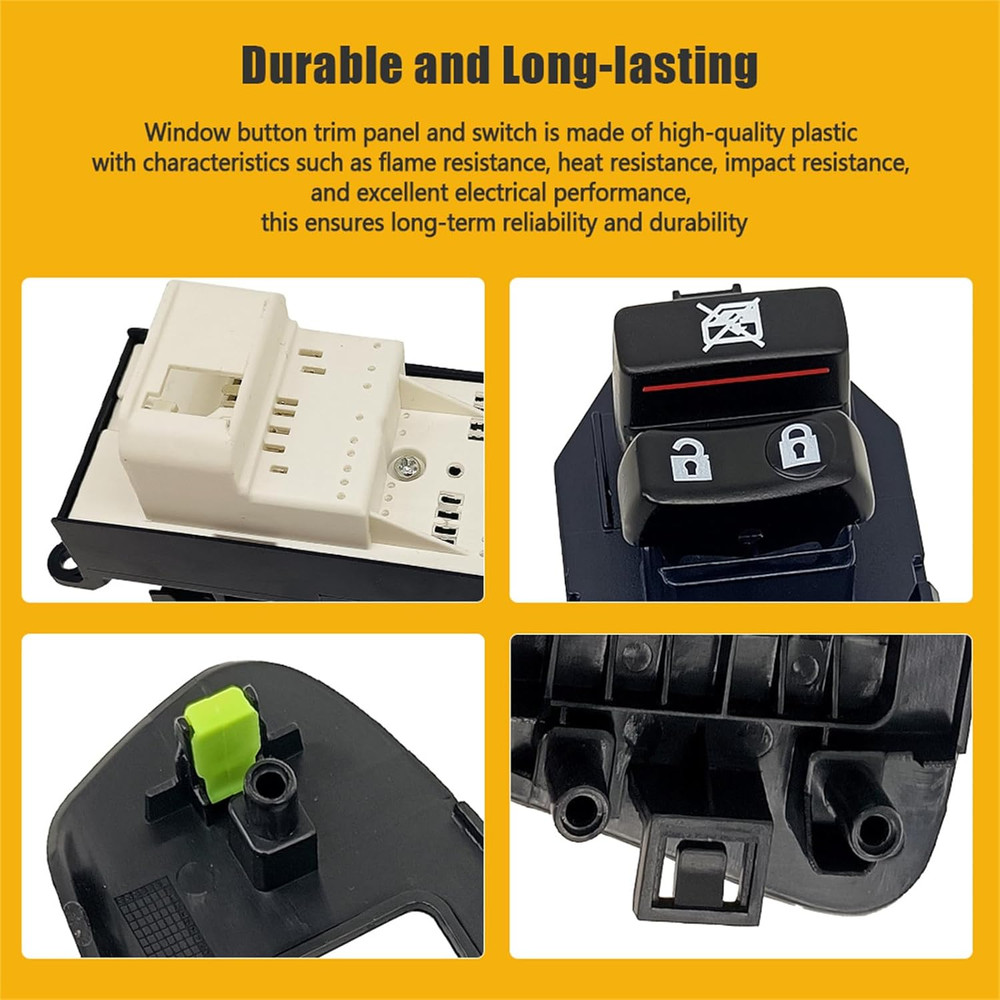 2012-2015 Tacoma Driver Side Power Window Switch–Compatible Replacement