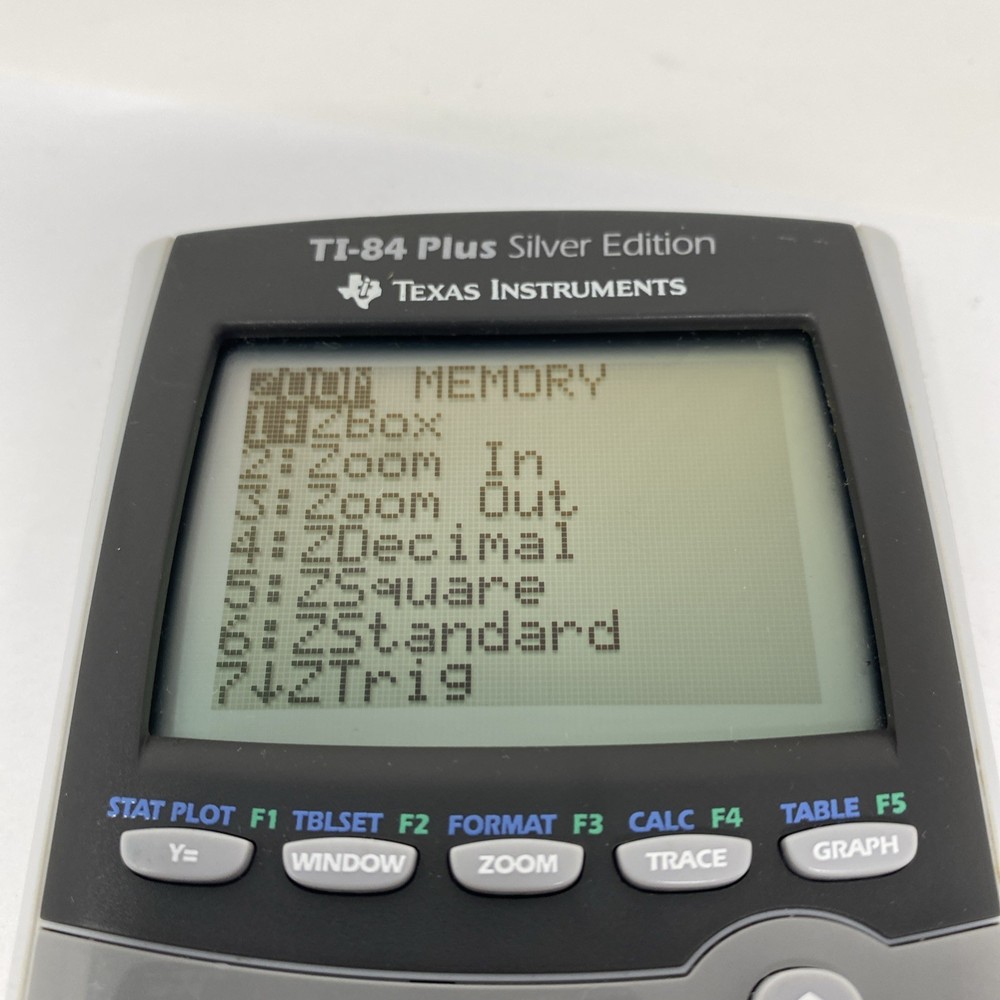Texas Instruments TI-84 Plus Silver Edition Graphing Calculator -TESTED