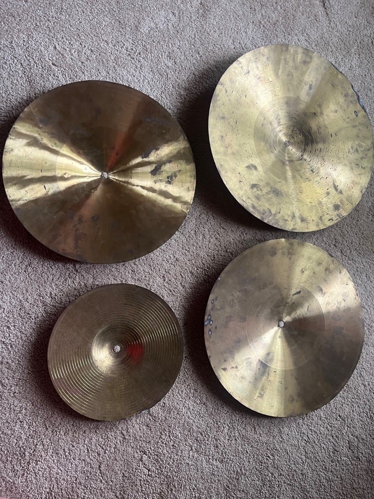 ROGERS Crash Cymbals ~ Set of 4 ~ will separate