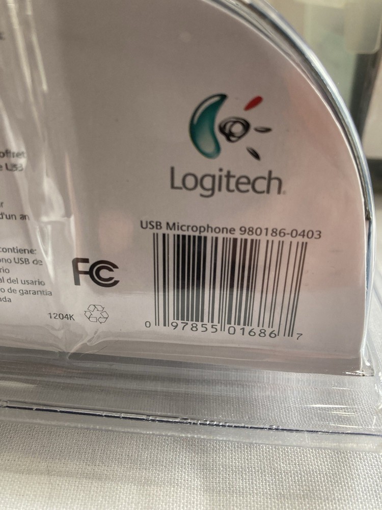 New Logitech USB Noise Canceling Desktop Microphone for PC Mac