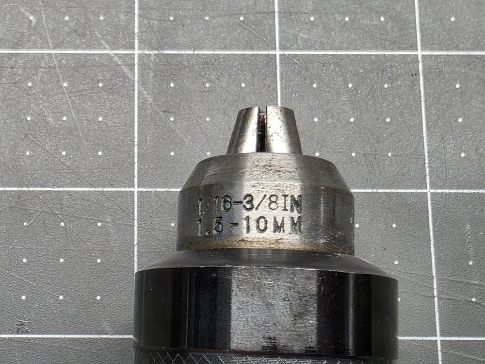 Dewalt DW0521 Keyless Drill Chuck - 3/8" Capacity, 1/4 Hex