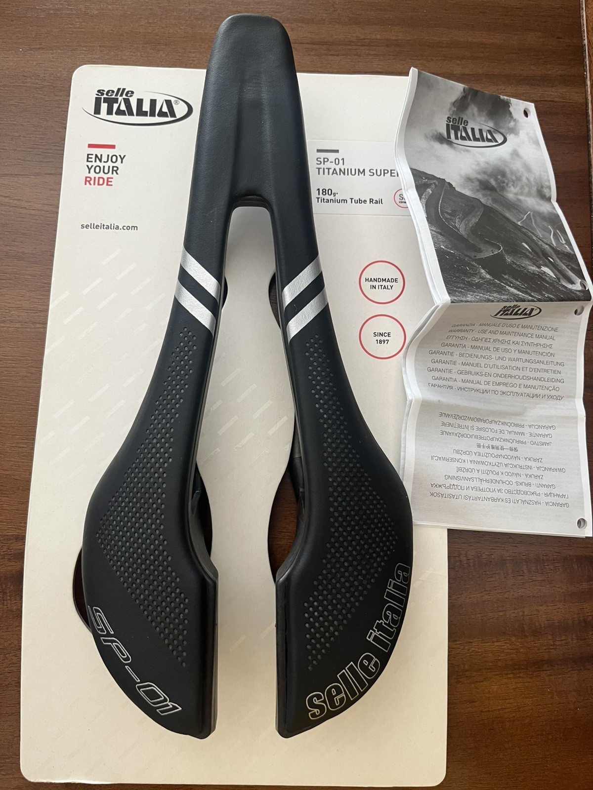 Selle Italia SP-01 Titanium Rail Saddle S3 - ridden twice