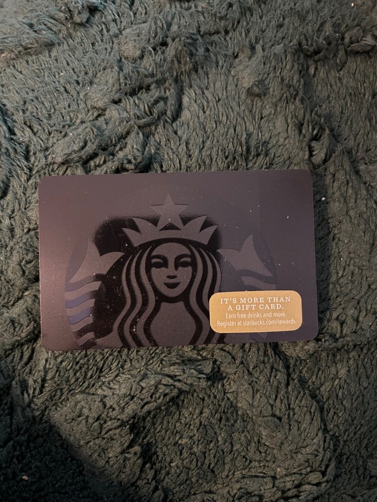 black starbucks gift card