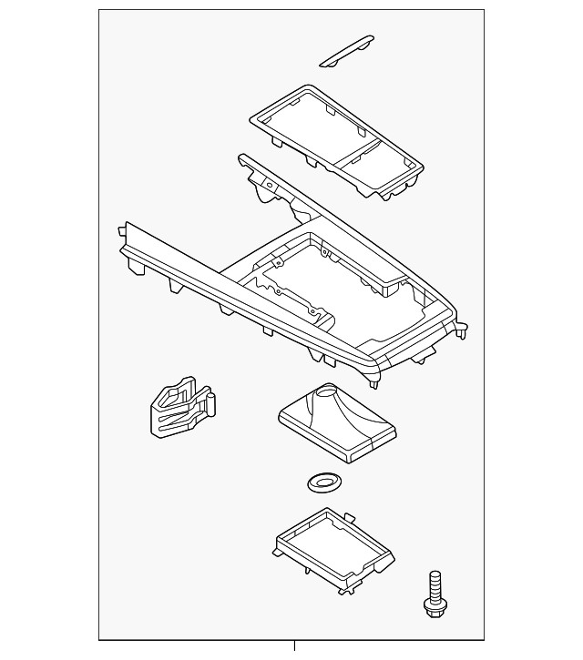 Genuine Mazda Shift Panel DFS6-64-340A