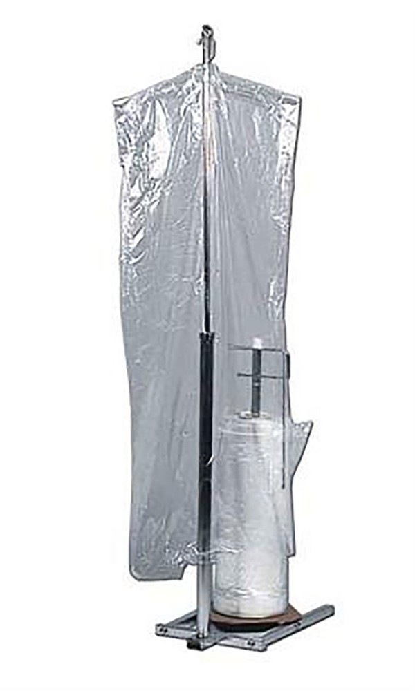 SSWBasics Chrome Single Roll Garment Bag Rack