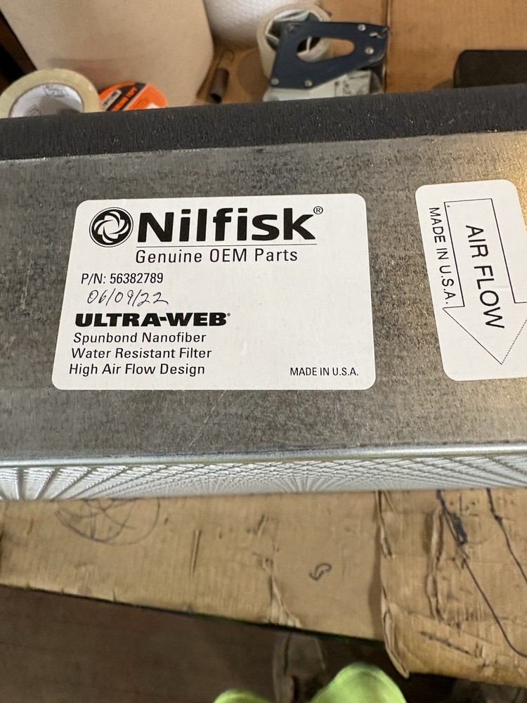 56382789 Filter Panel Poly High Flow Sweeper Filter