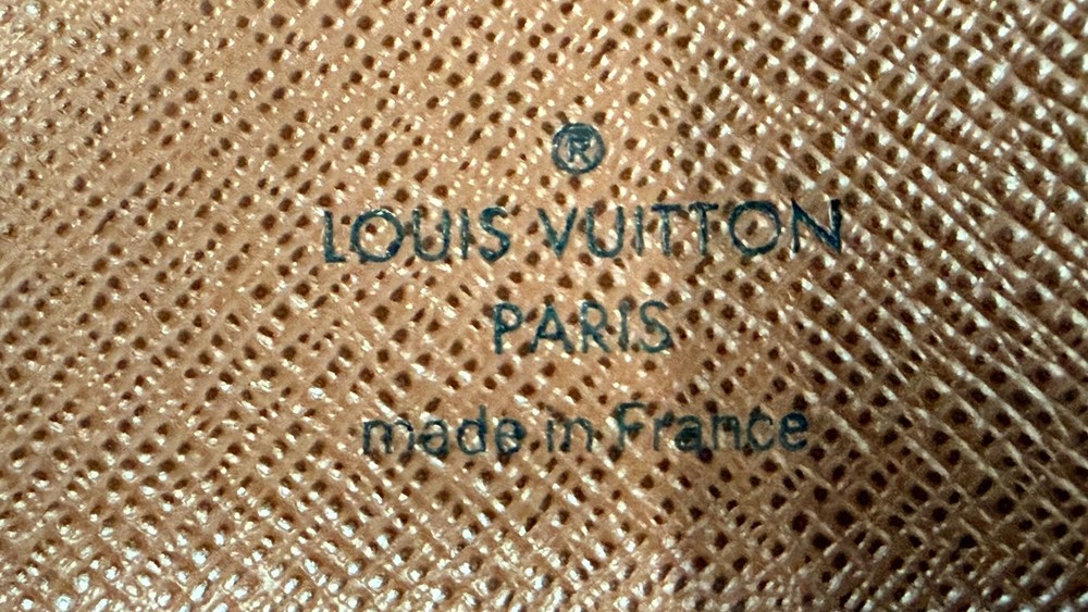LV Louis Vuitton Pocket Organizer Monogram Eclipse Brown