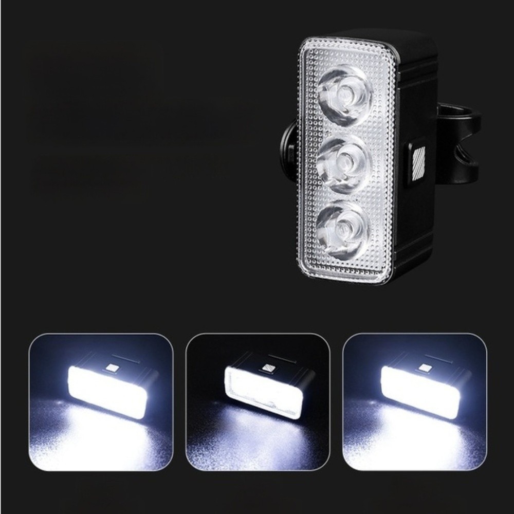 Bicycle Light Kit Rechargeable Headlight 5 Modes Taillight 7 Modes Type C