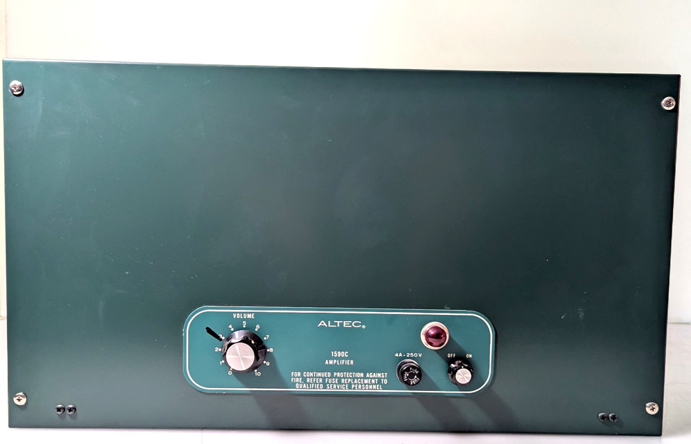 Vintage ALTEC 1590C Solid State   Amplifier ,Crack sound (Read)
