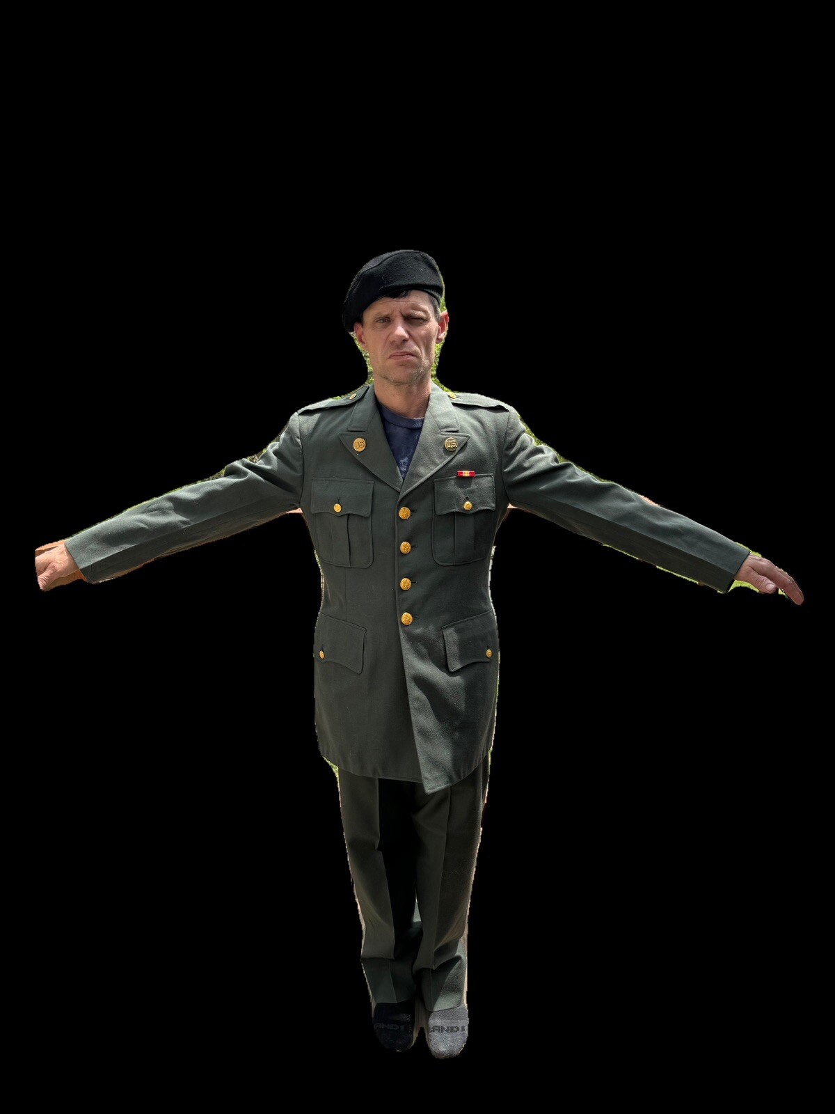 Original 1954 Private/Solider Coat Uniform. Jacket, Pants, Hat📦