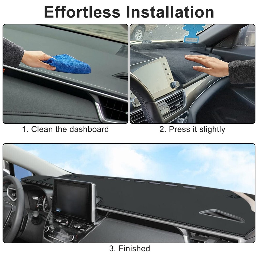 For Toyota Corolla E210 2019-2023 DashMat Dashboard Dash Mat Sun Cover Pad Black