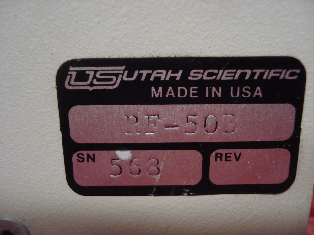 Utah Scientific RF-50B Amplifier Audio Frequency System w/ADA-4X2B