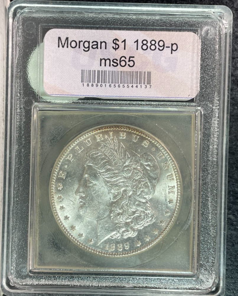 1889 MORGAN SILVER DOLLAR ~BU ~NICE COIN~REF#USC