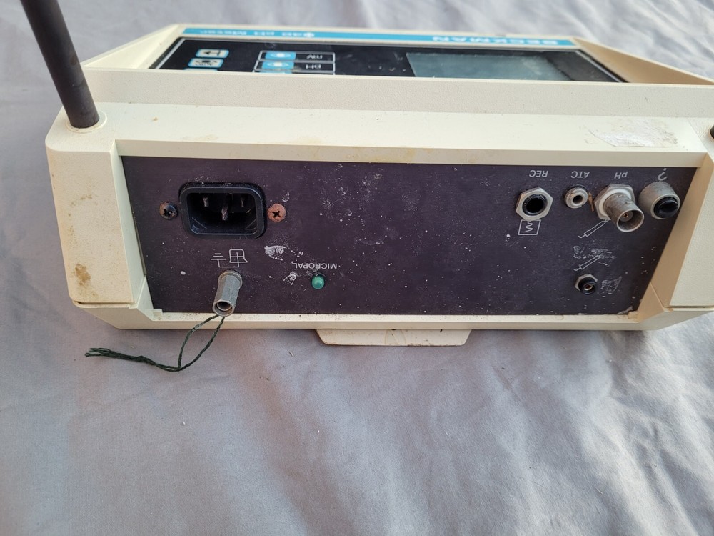 Beckman PHI 40 PH Meter Electrode Temperature Probe Tested Working w/ Card